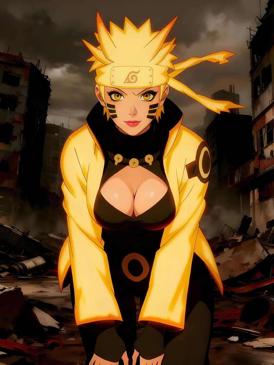 うずまきナルト 女体化02-pixiv插画-作品交流服务