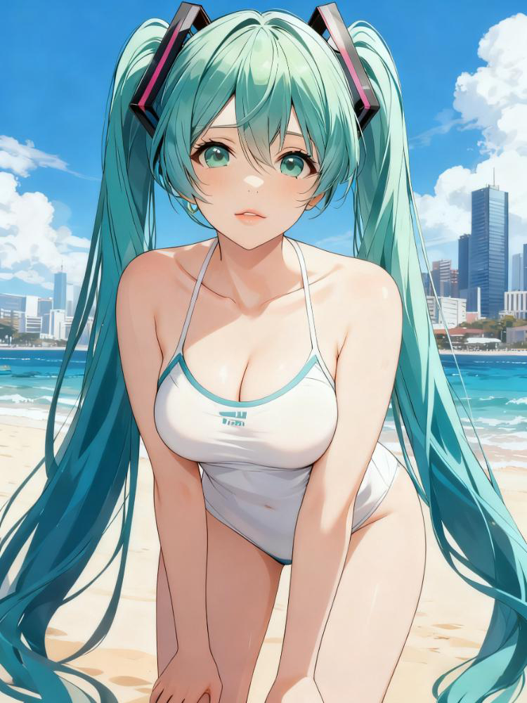 初音ミク 01-pixiv插画-作品交流服务