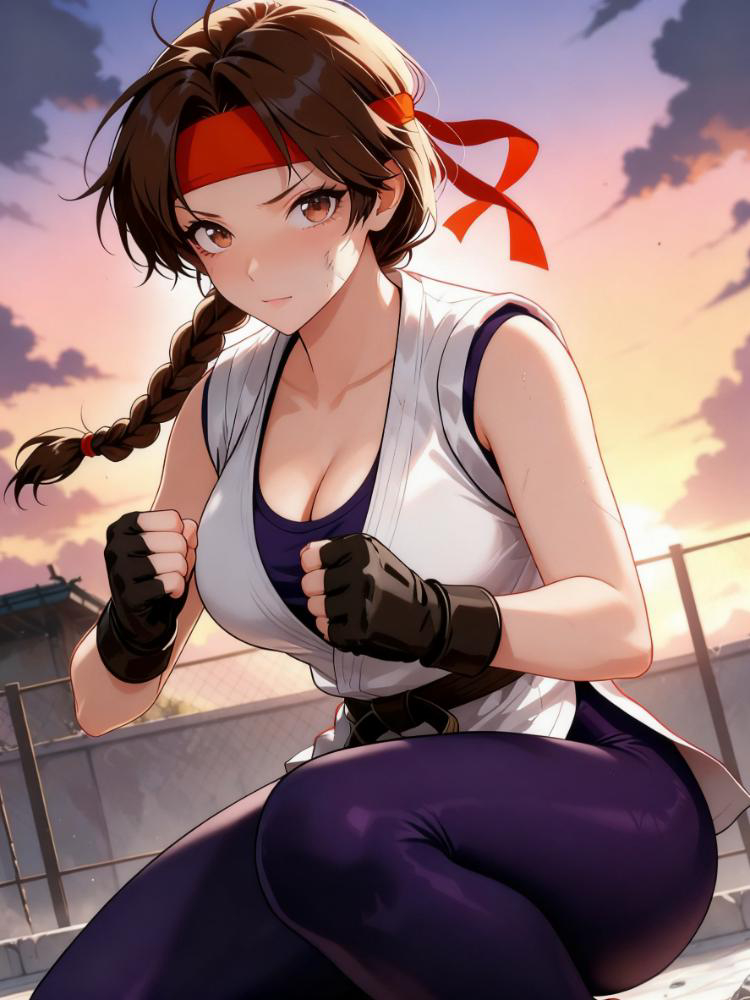 ユリ・サカザキ 01-pixiv插画-作品交流服务