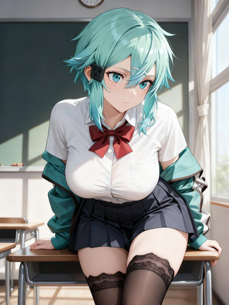 朝田詩乃 05-pixiv插画-作品交流服务