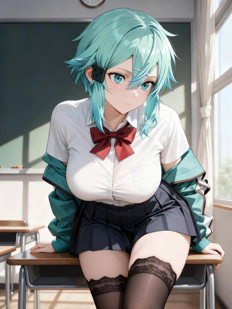 朝田詩乃 05-pixiv插画-作品交流服务