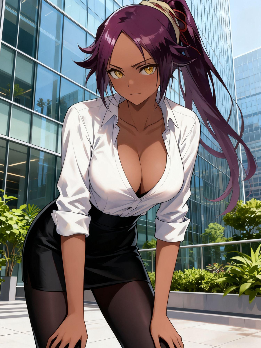 四楓院夜一 01-pixiv插画-作品交流服务