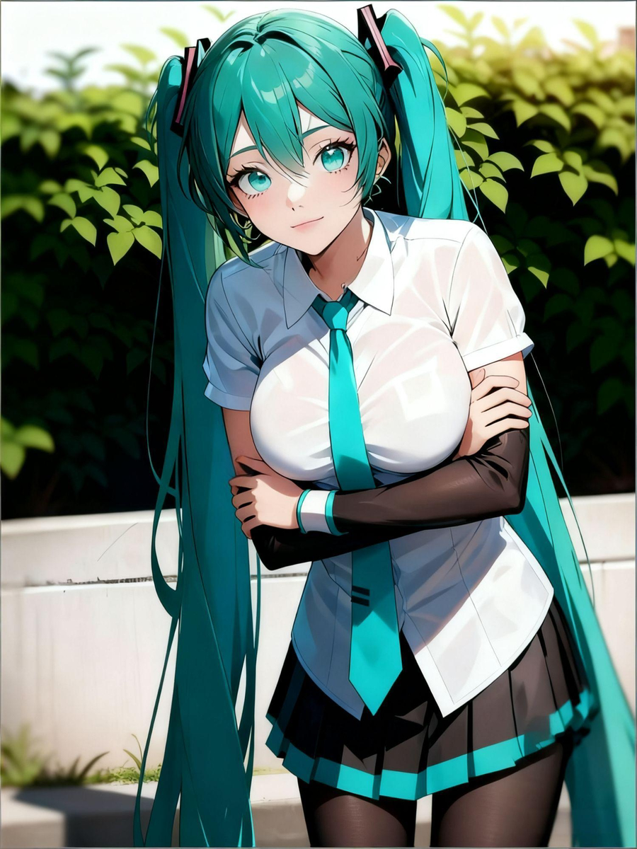 初音ミク 02-pixiv插画-作品交流服务