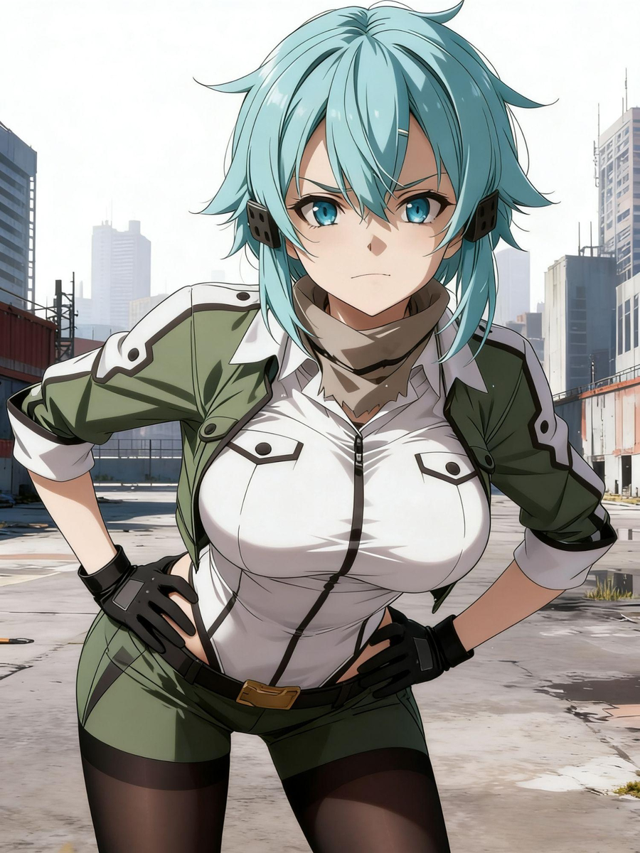 朝田詩乃 06-pixiv插画-作品交流服务