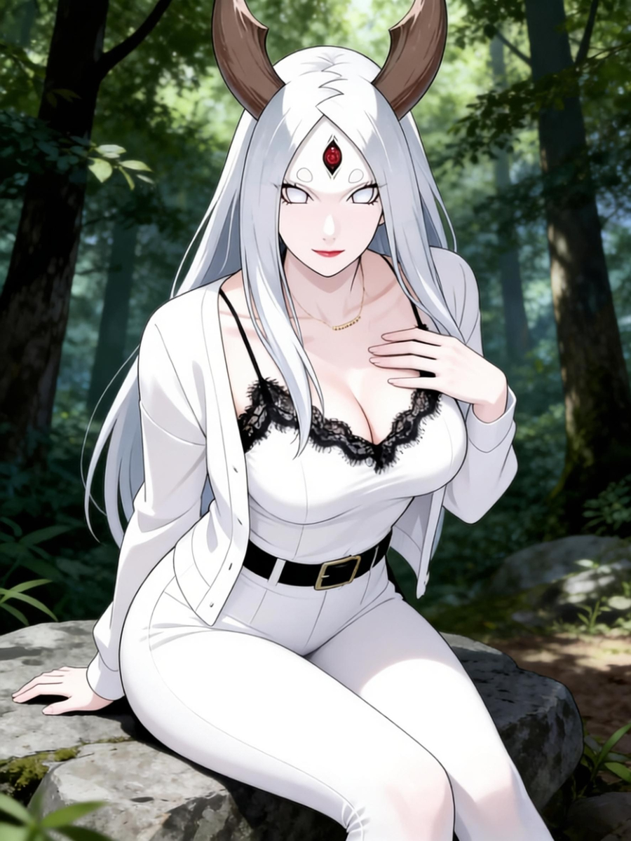 大筒木カグヤ 04-pixiv插画-作品交流服务