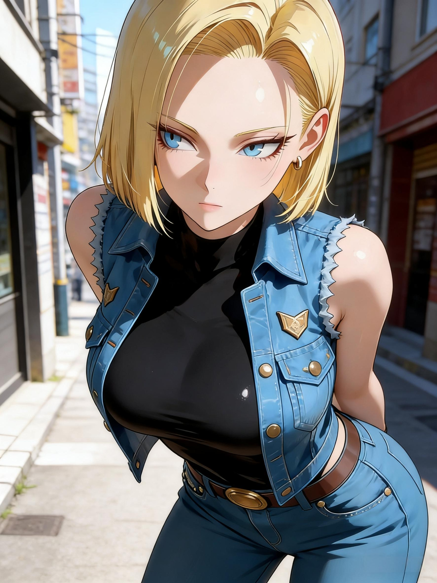 人造人間18号 14-pixiv插画-作品交流服务