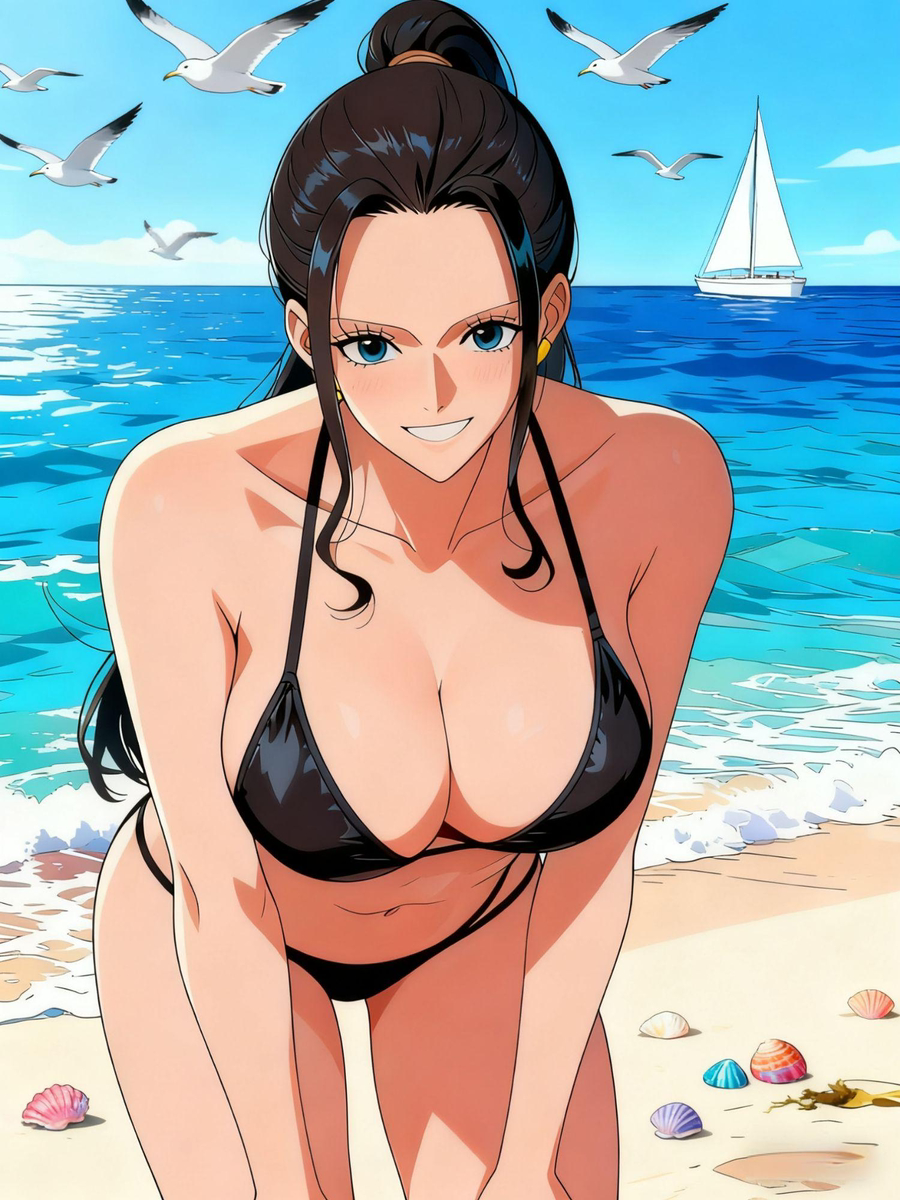 ニコ・ロビン 10-pixiv插画-作品交流服务