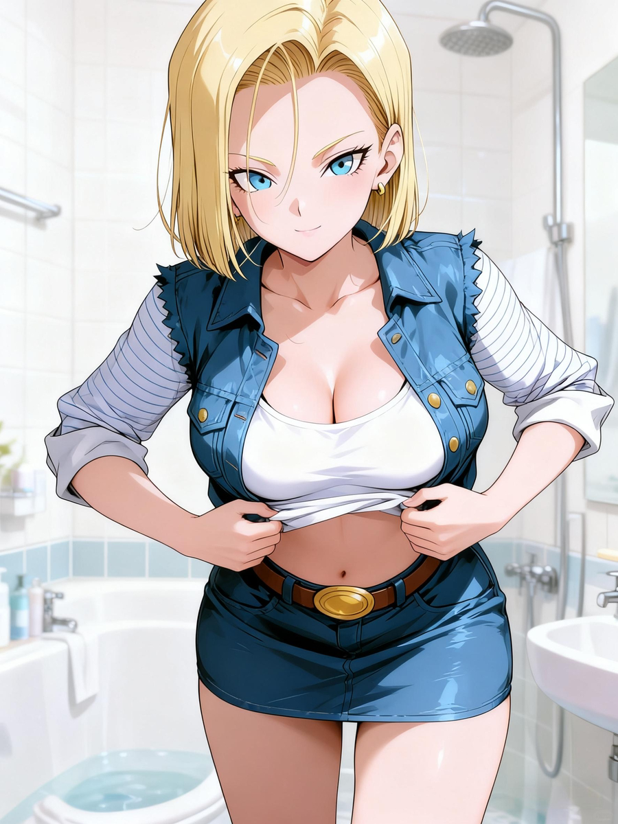 人造人間18号 15-pixiv插画-作品交流服务