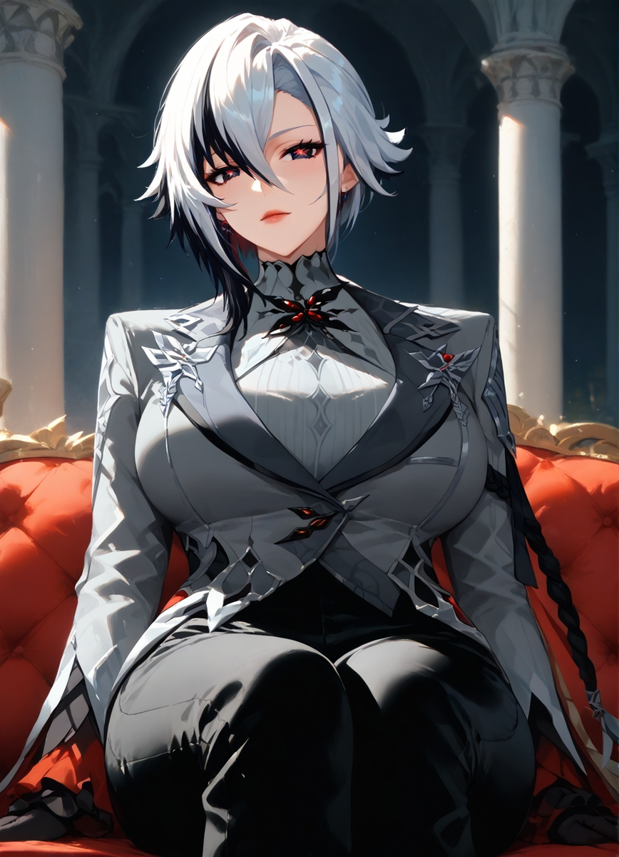 Arlecchino アルレッキーノ(原神)-pixiv插画-作品交流服务