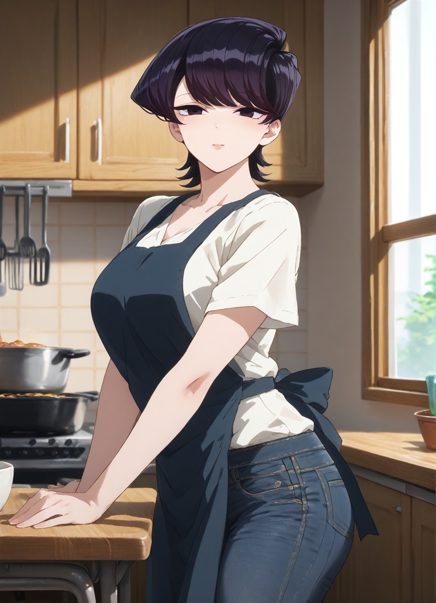 Shuuko Komi - House Wife-pixiv插画-作品交流服务