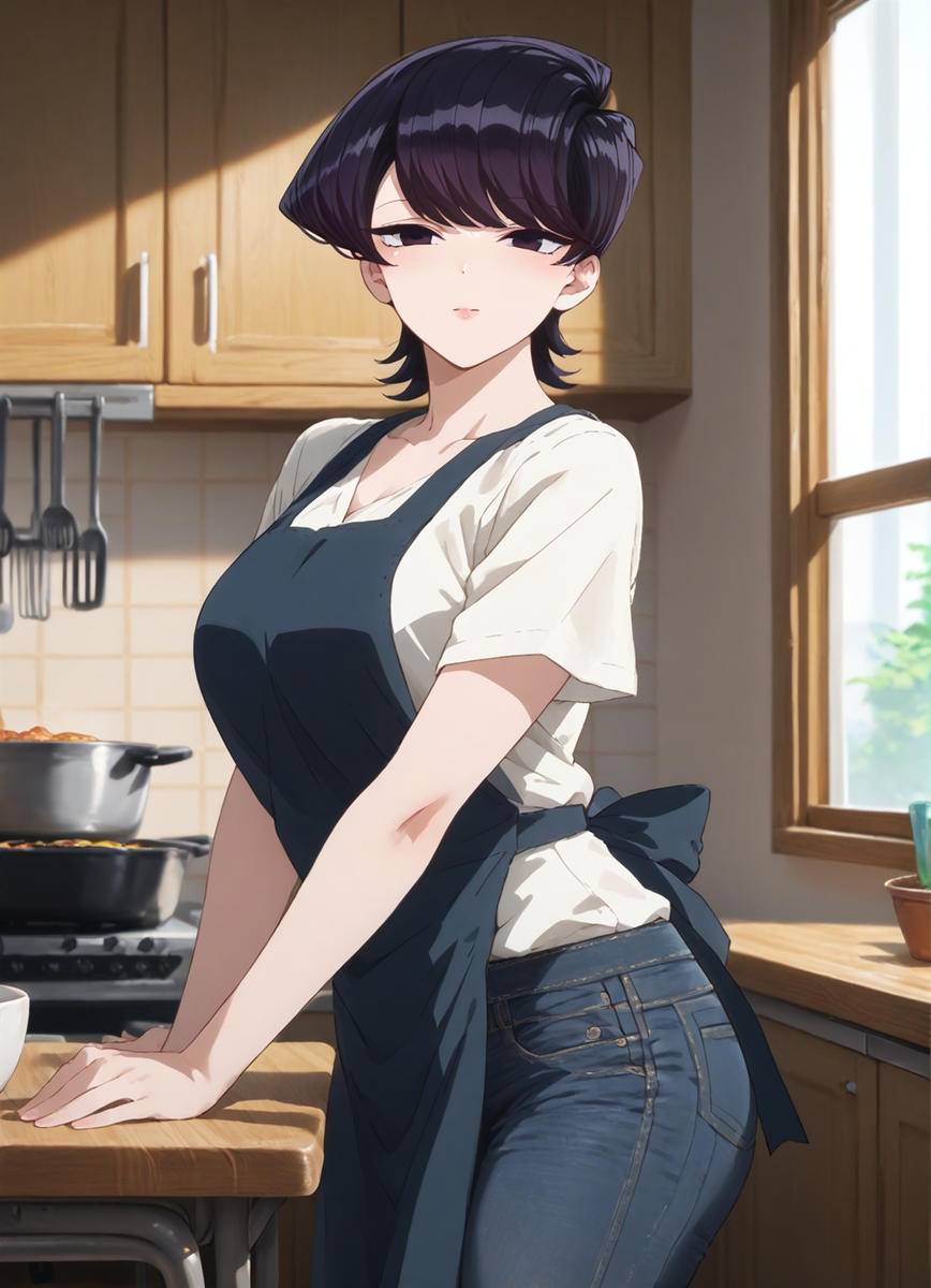 Shuuko Komi - House Wife-pixiv插画-作品交流服务