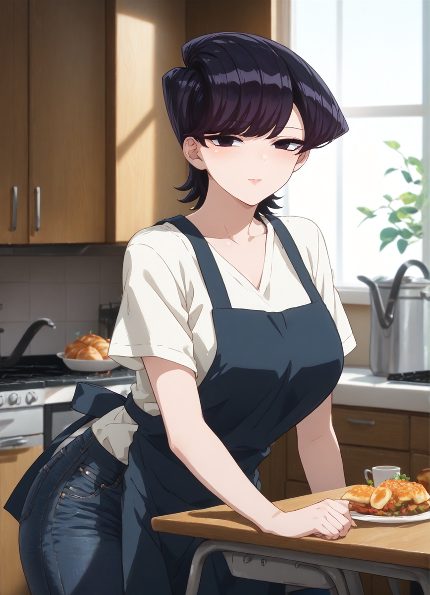 Shuuko Komi - House Wife-pixiv插画-作品交流服务