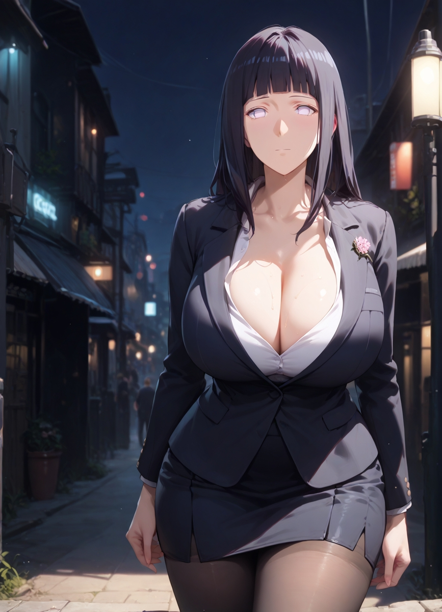 HINATA - After work going home-pixiv插画-作品交流服务