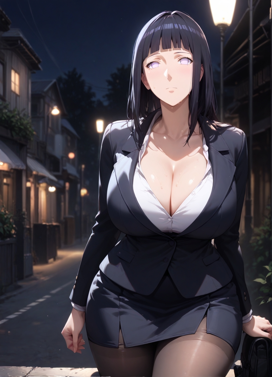 HINATA - After work going home-pixiv插画-作品交流服务