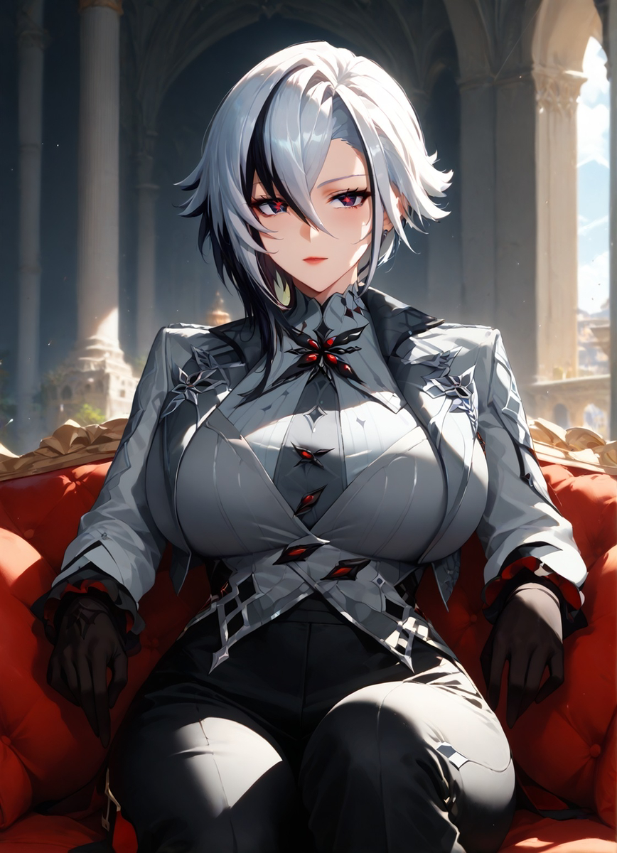 Breasts! Arlecchino アルレッキーノ(原神)-pixiv插画-作品交流服务