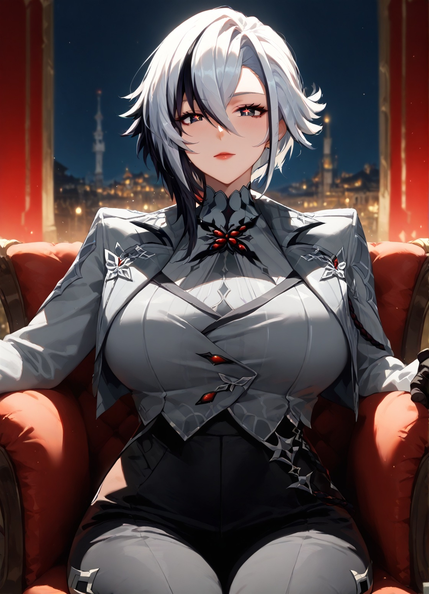 TITS OUT! Arlecchino!-pixiv插画-作品交流服务