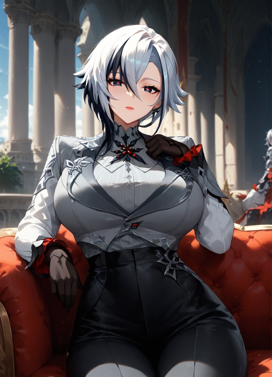 TITS OUT! Arlecchino!-pixiv插画-作品交流服务