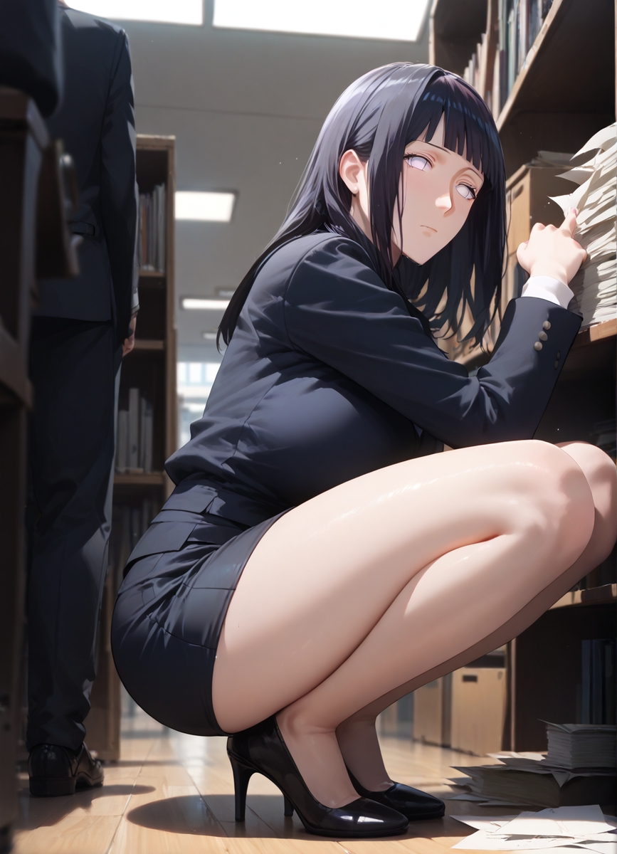 Day in Office HINATA [MILF]-pixiv插画-作品交流服务