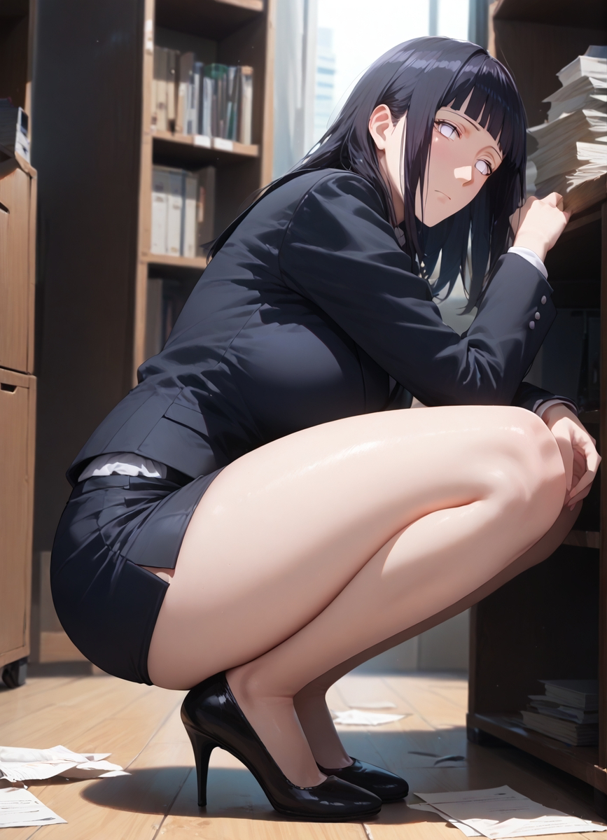 Office Lady HINATA-pixiv插画-作品交流服务