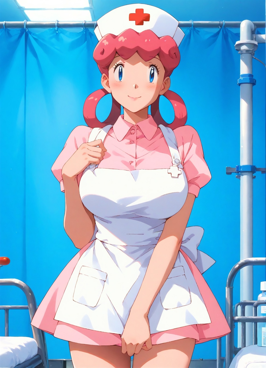 Nurse Joy - Hanging BREASTS-pixiv插画-作品交流服务