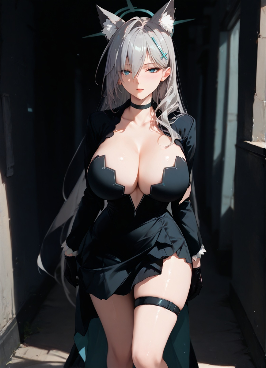 Mature Shiroko Terror - CatGirl-pixiv插画-作品交流服务