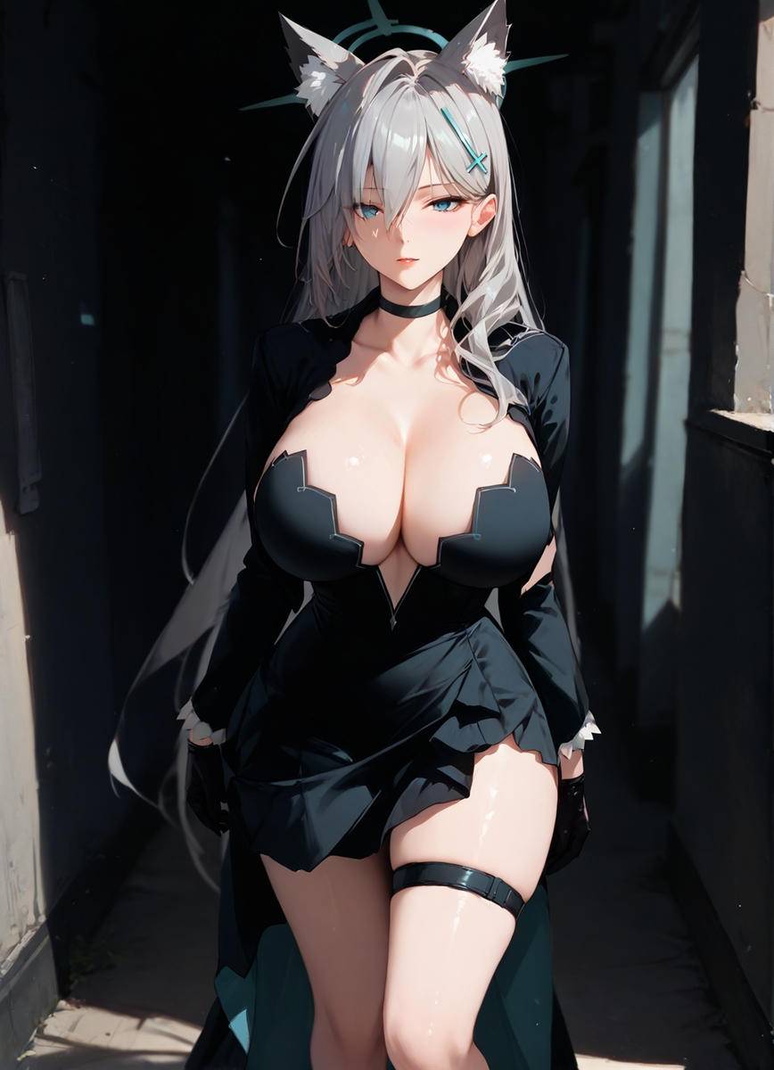 Mature Shiroko Terror - CatGirl-pixiv插画-作品交流服务