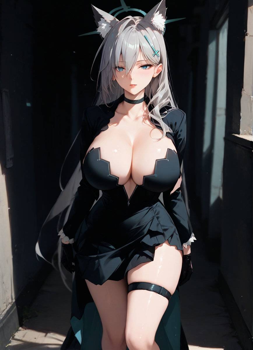 Mature Shiroko Terror - CatGirl-pixiv插画-作品交流服务