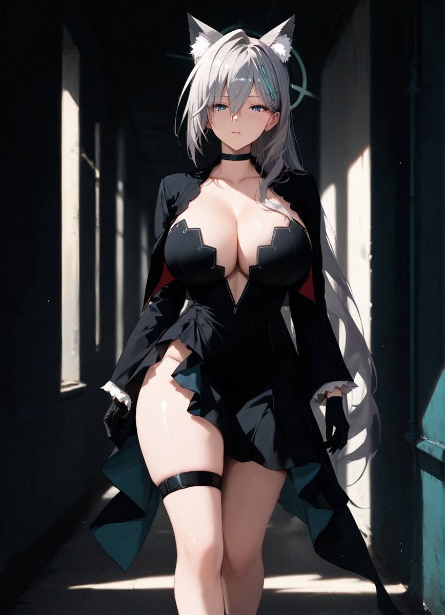 Mature Shiroko Terror - CatGirl-pixiv插画-作品交流服务