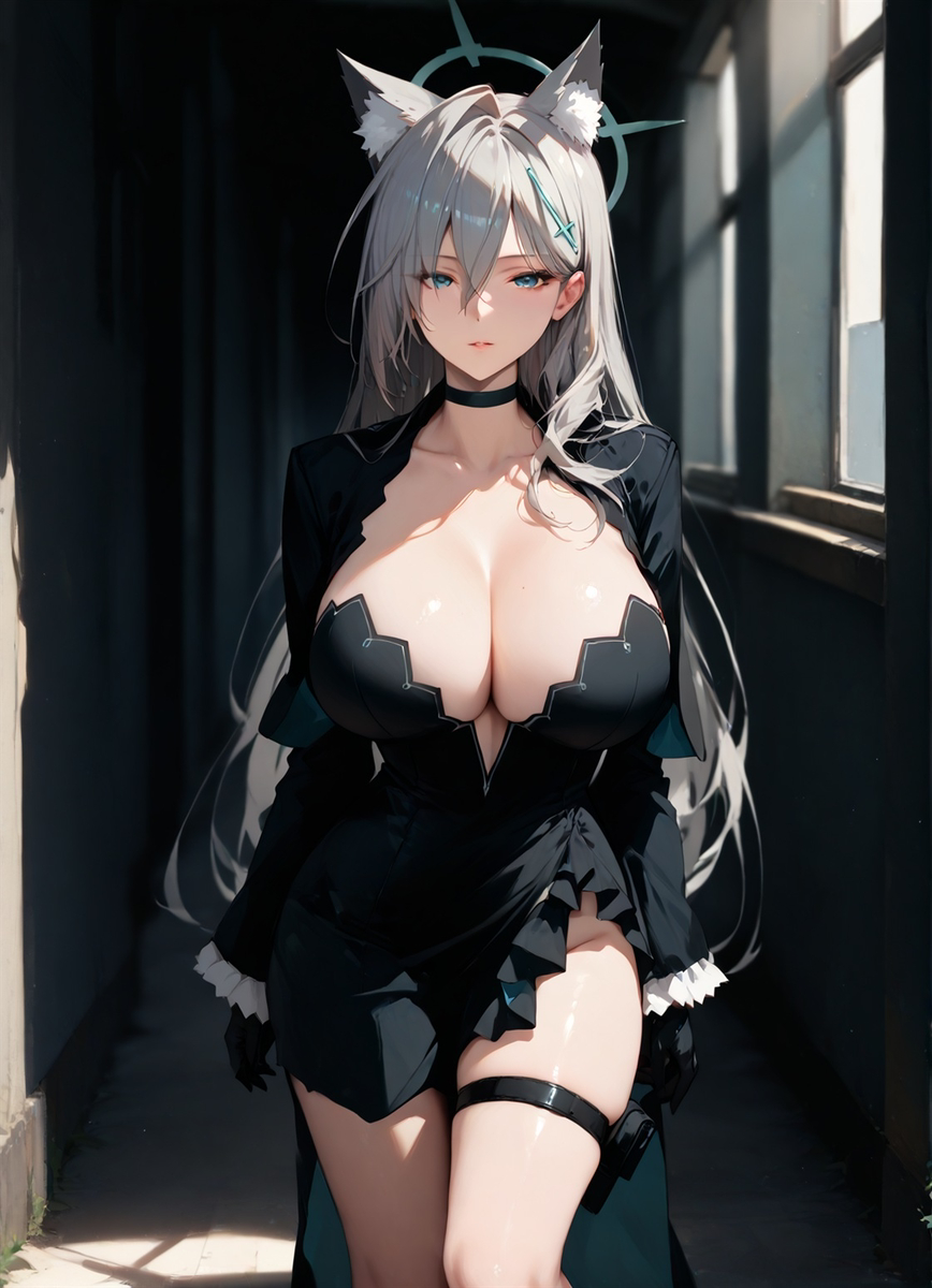 Mature Shiroko Terror - CatGirl-pixiv插画-作品交流服务