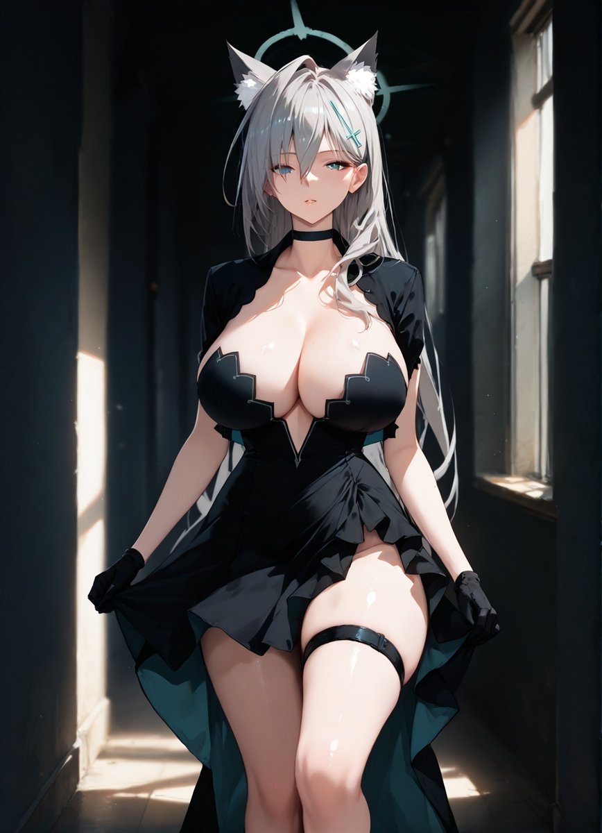 Mature Shiroko Terror - CatGirl-pixiv插画-作品交流服务