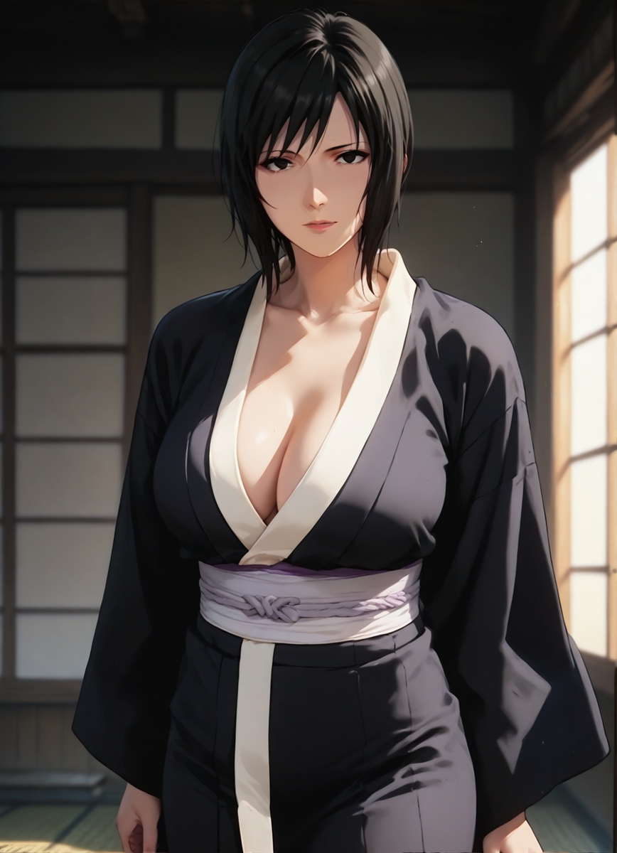 Shizune - Kimono [MILF]-pixiv插画-作品交流服务