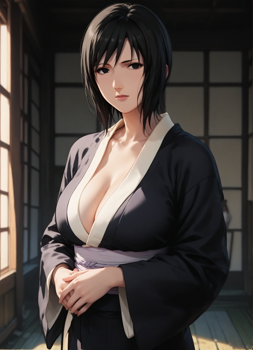 Shizune - Sexy Kimono [MILF]-pixiv插画-作品交流服务