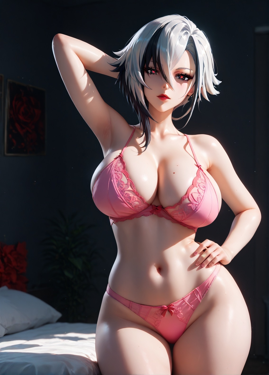 Big Breasts - Arlecchino 原神-pixiv插画-作品交流服务