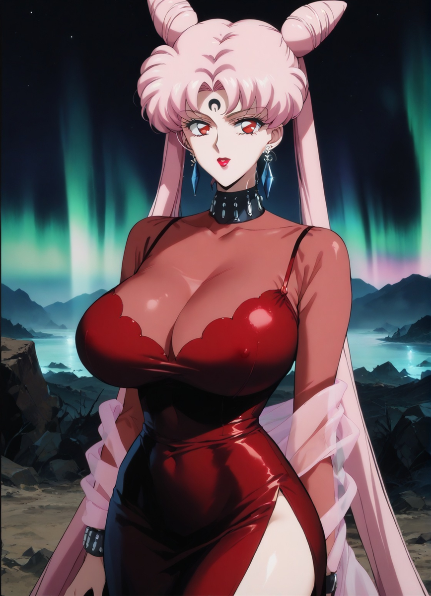 Red Dress - Black Lady セーラームーン-pixiv插画-作品交流服务