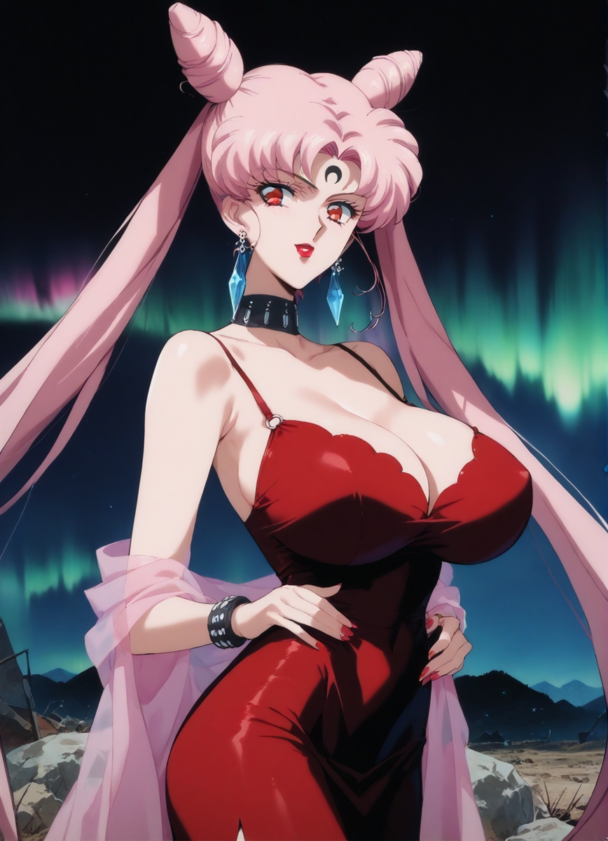 Red Dress - Black Lady セーラームーン-pixiv插画-作品交流服务