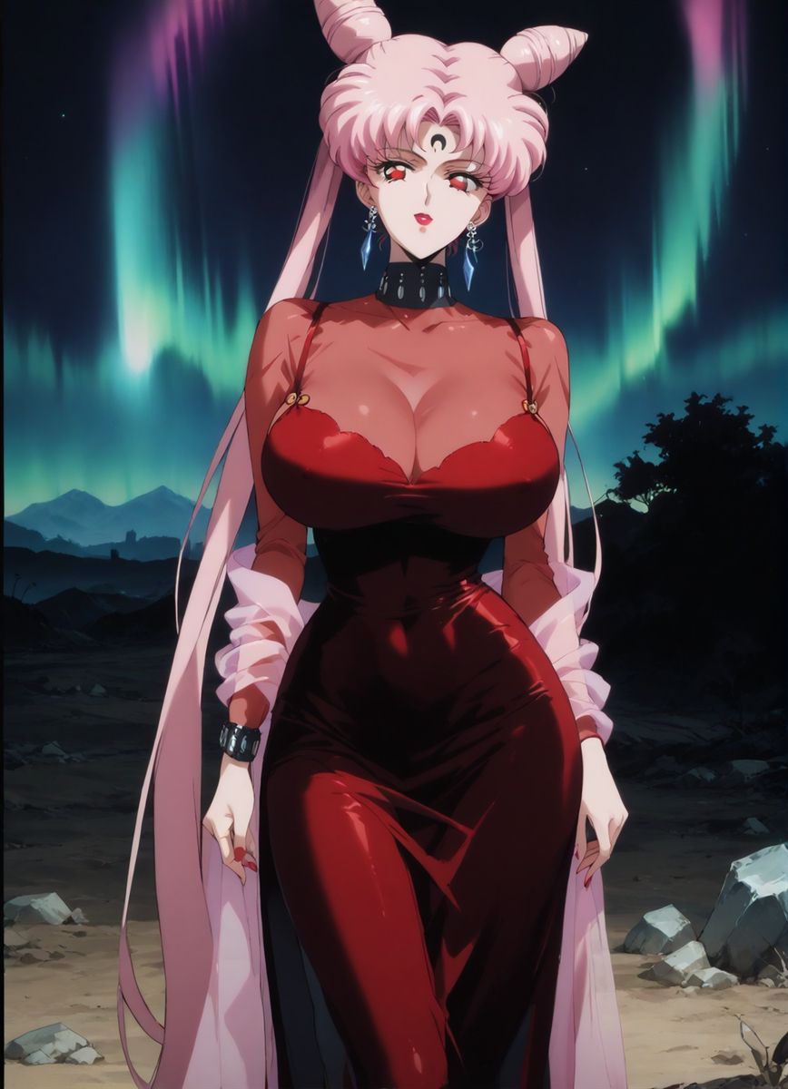 Red Dress - Black Lady セーラームーン-pixiv插画-作品交流服务