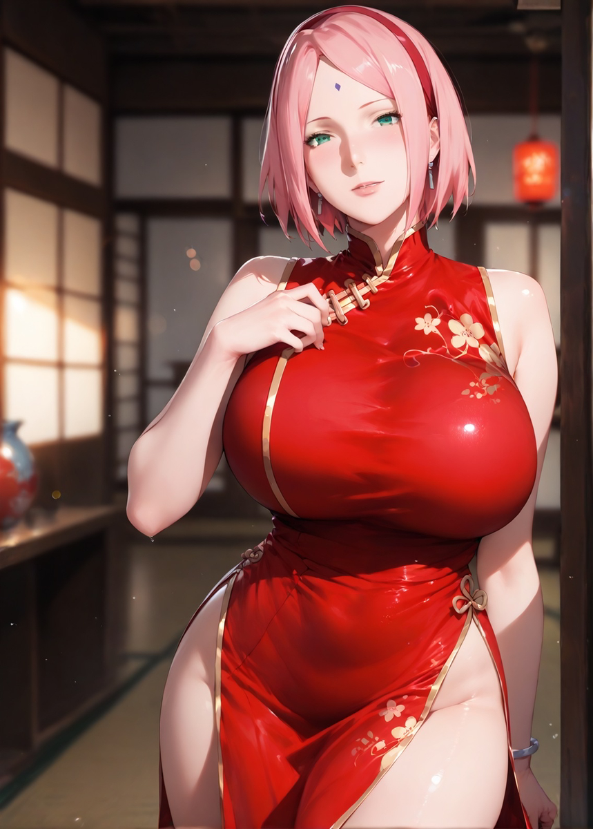 [MILF] SAKURA - China Dress-pixiv插画-作品交流服务