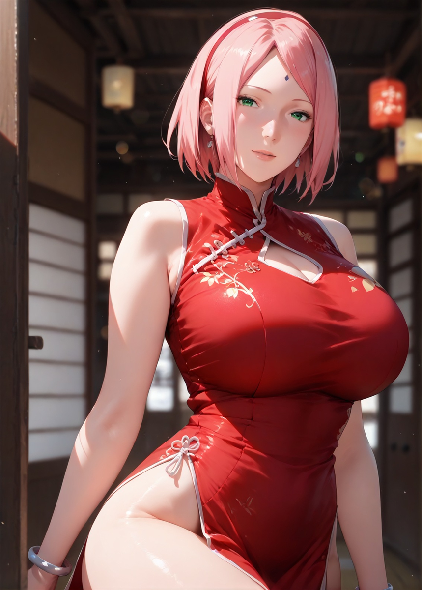 [MILF] SAKURA - China Dress-pixiv插画-作品交流服务