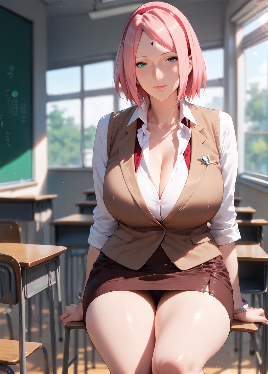 SAKURA - Sexy Teacher 教師-pixiv插画-作品交流服务