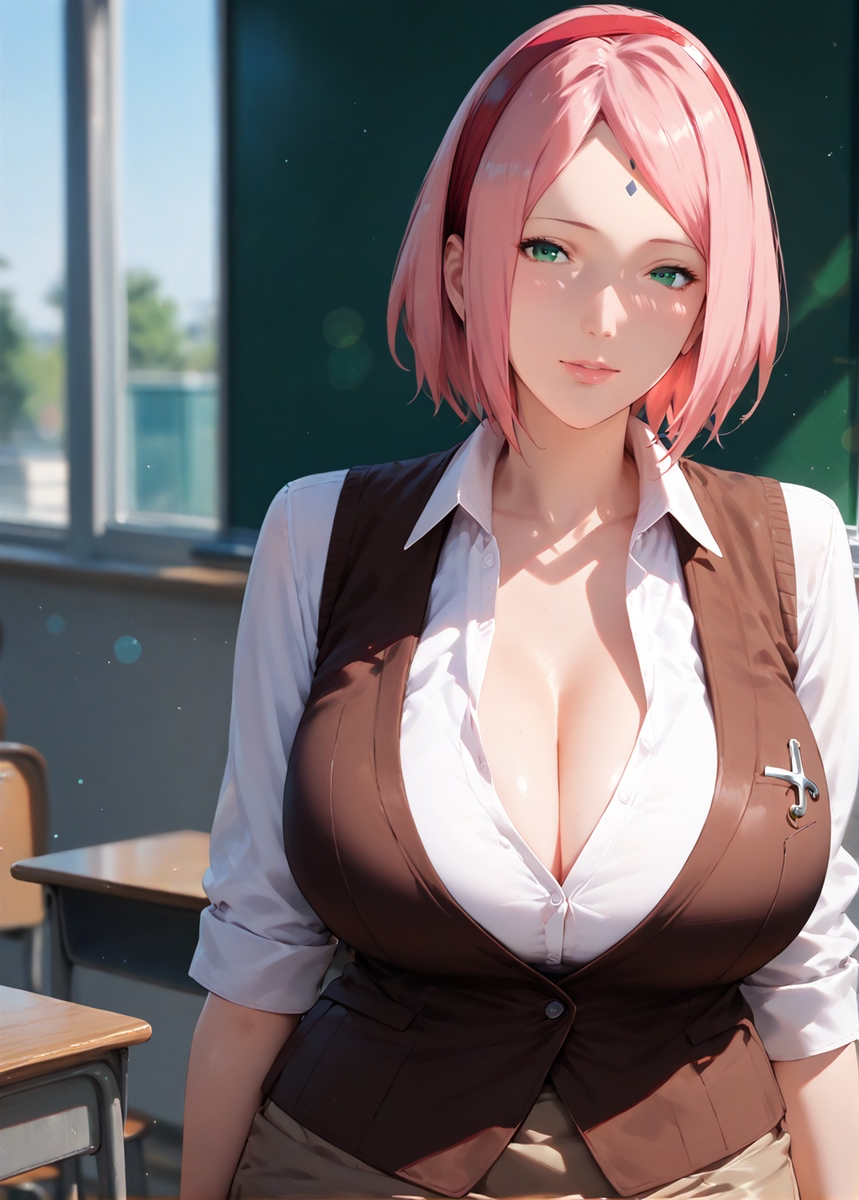 SAKURA - Sexy Teacher 教師-pixiv插画-作品交流服务