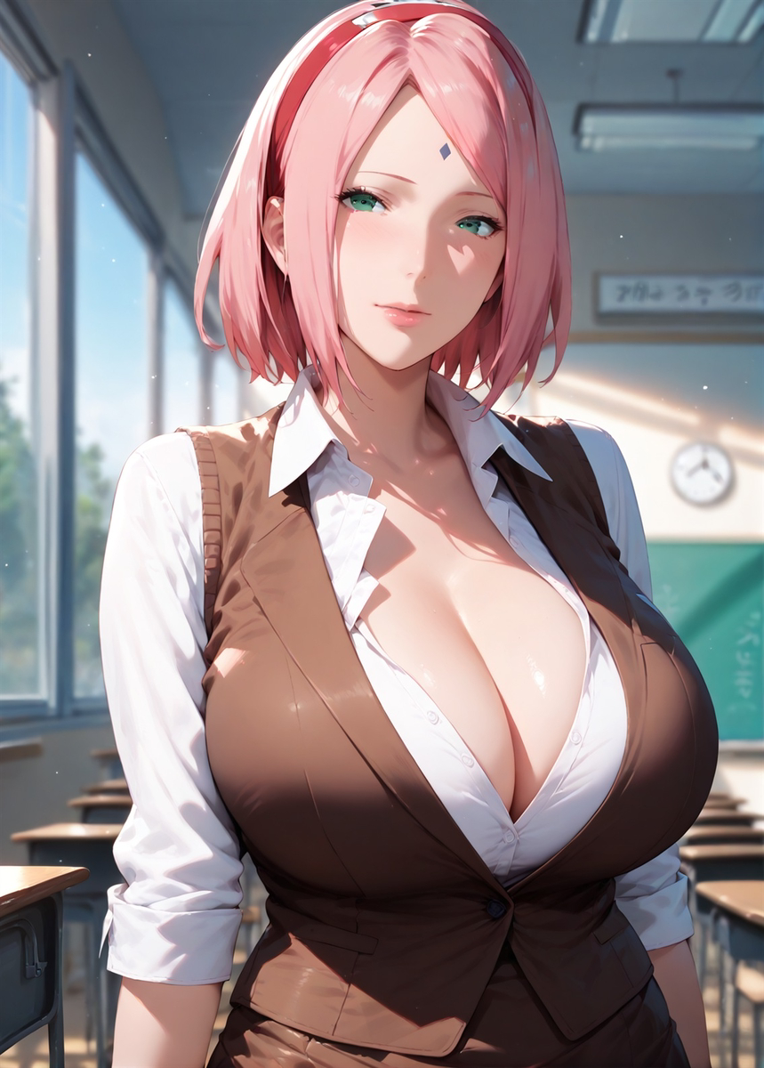 Sakura - Bikini, Teacher, Home-pixiv插画-作品交流服务