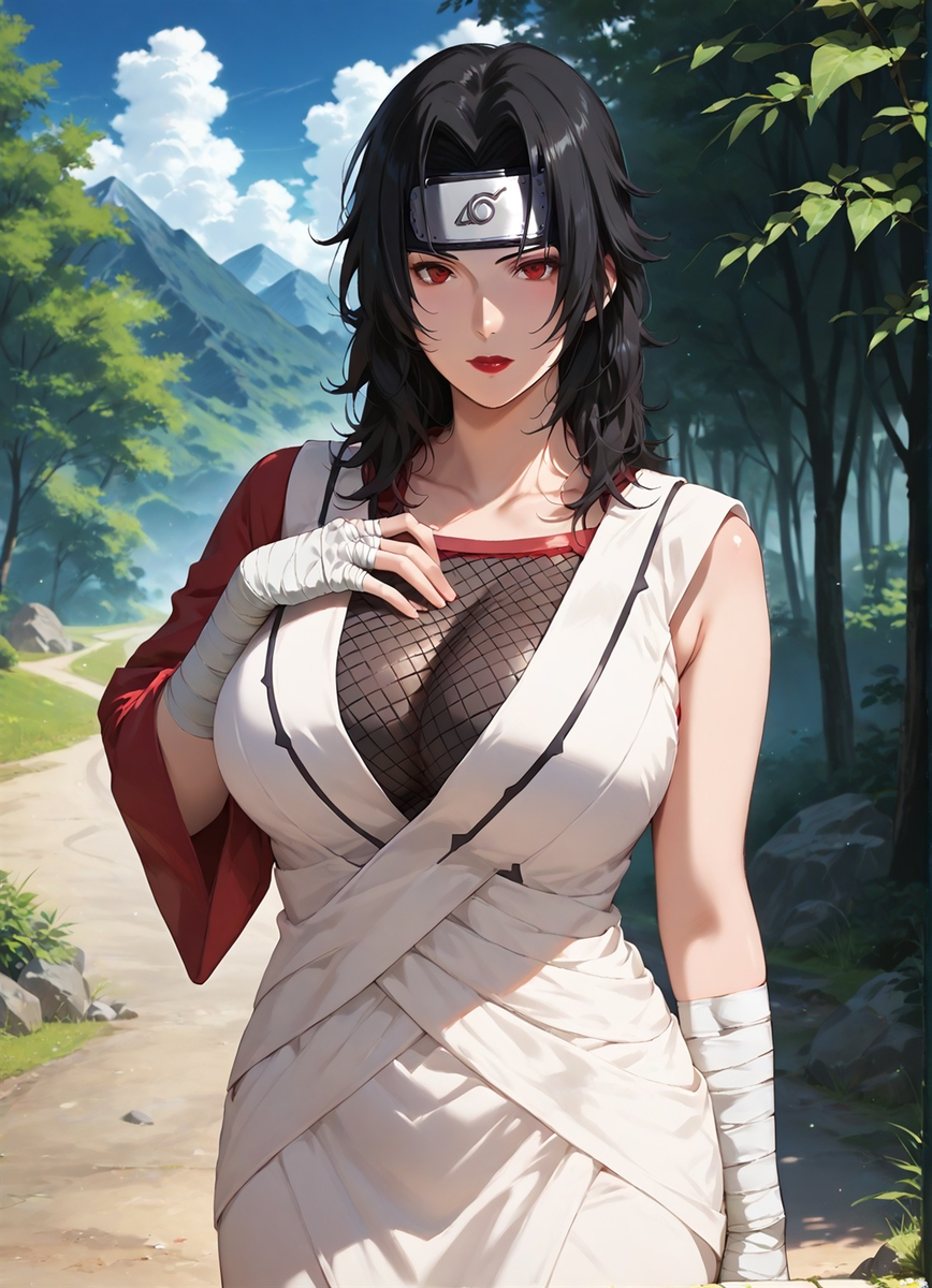 夕日紅 Kurenai Yuuhi - NARUTO 野外-pixiv插画-作品交流服务