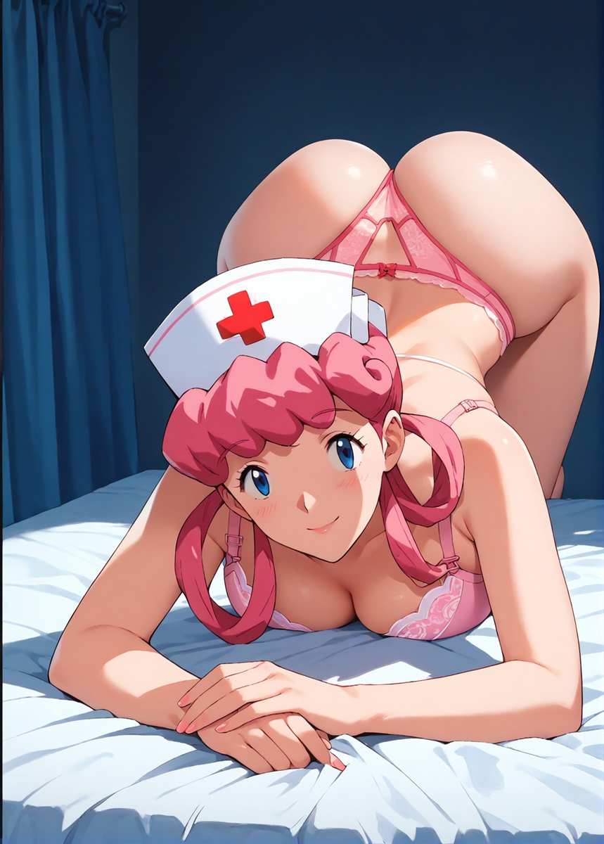 Cute MILF Nurse - LINGERIE ナース-pixiv插画-作品交流服务