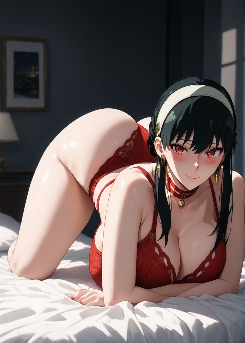 图片[9]-Sexy Lingerie [MILF] YOR FORGER-pixiv插画-作品交流服务