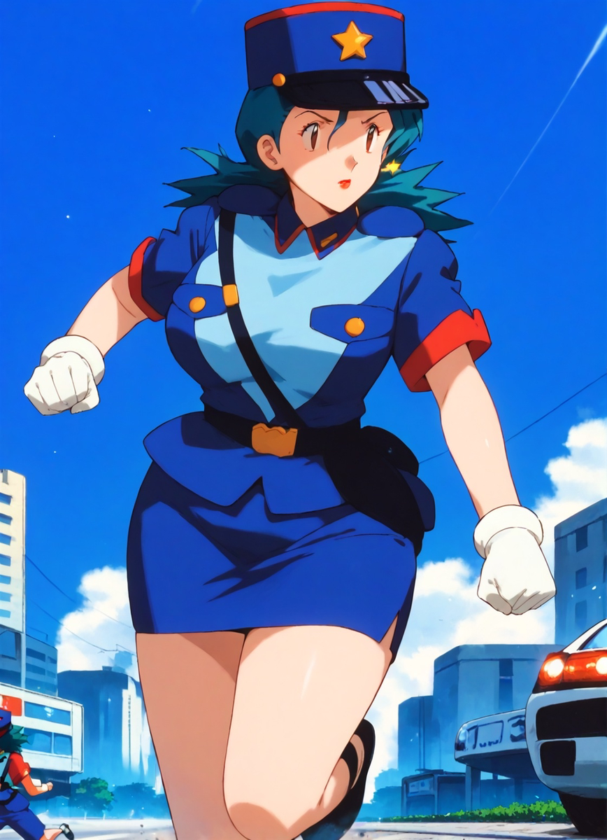 Office Jenny - POLICE WOMAN 制服-pixiv插画-作品交流服务