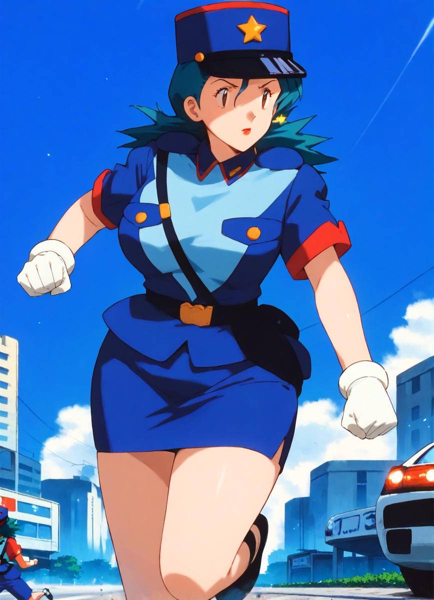 Office Jenny - POLICE WOMAN 制服-pixiv插画-作品交流服务
