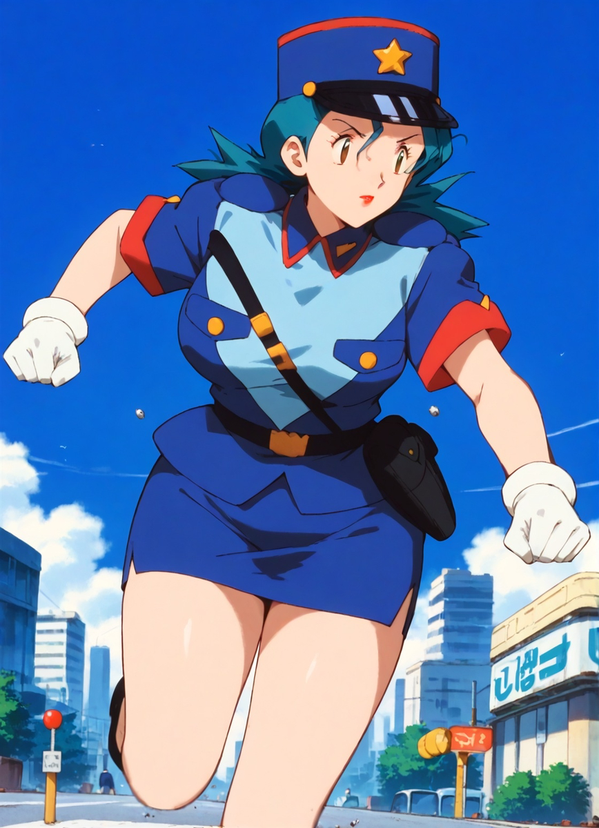 Breasts out! Police Office Jenny-pixiv插画-作品交流服务