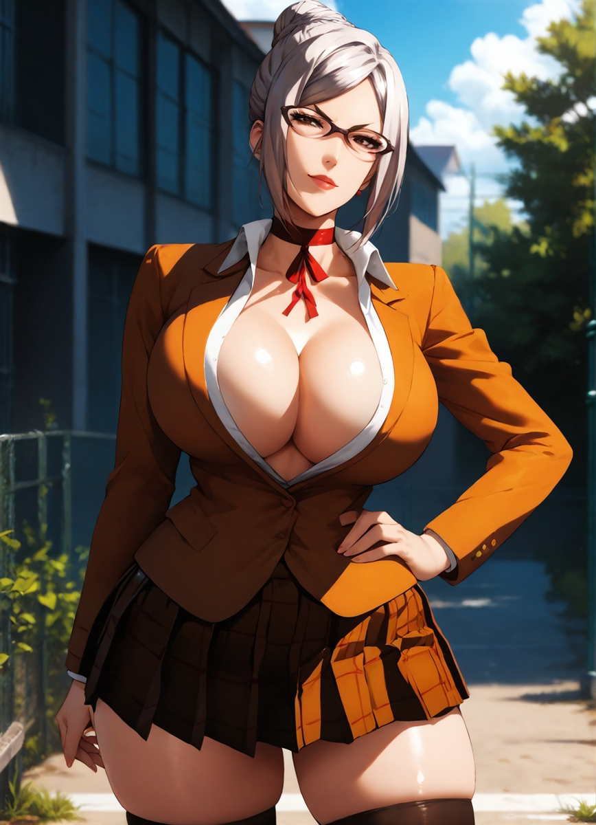 Big Tits Out! Meiko Shiraki-pixiv插画-作品交流服务