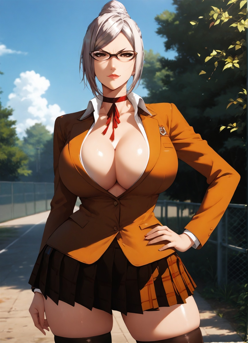 Busty Meiko Shiraki [MILF]-pixiv插画-作品交流服务