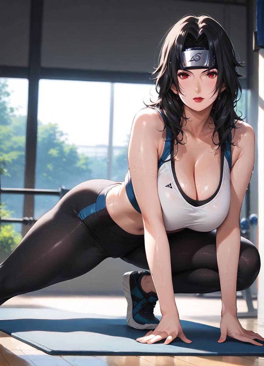 KURENAI in GYM [MILF-MASTER]-pixiv插画-作品交流服务